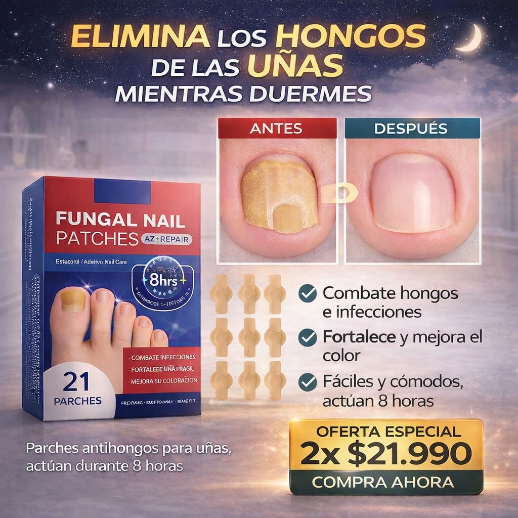 PARCHES ANTI HONGOS 2x1